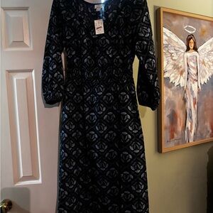J. Crew navy blue Long Sleeve Dress